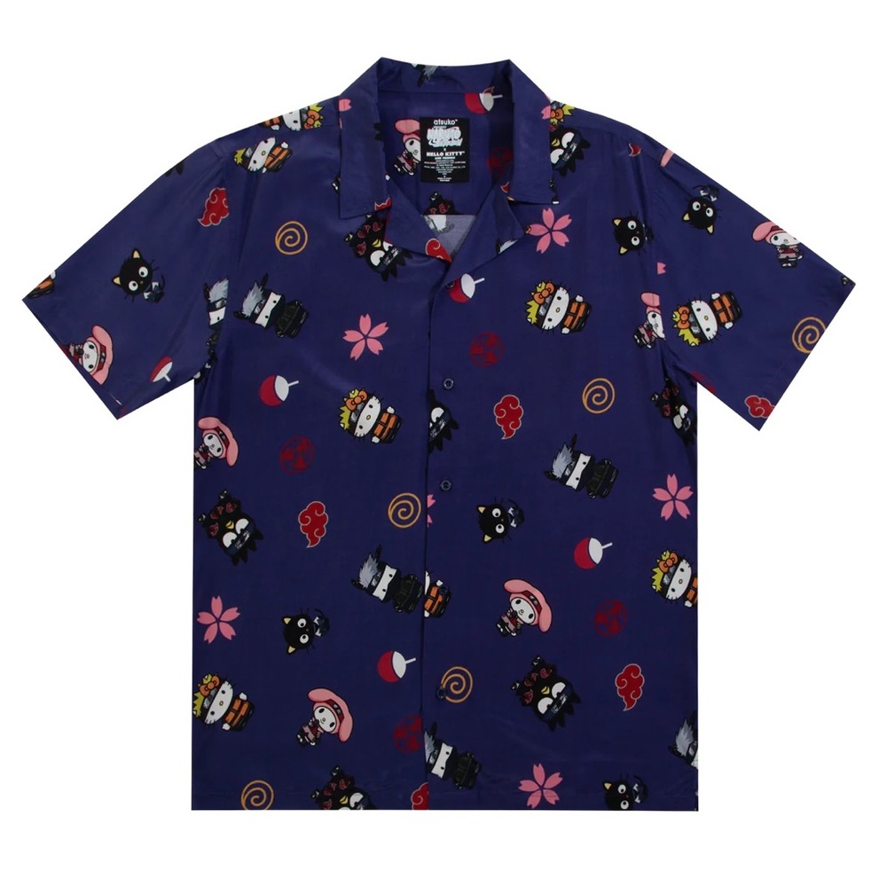 Hello Kitty x Naruto Button Up